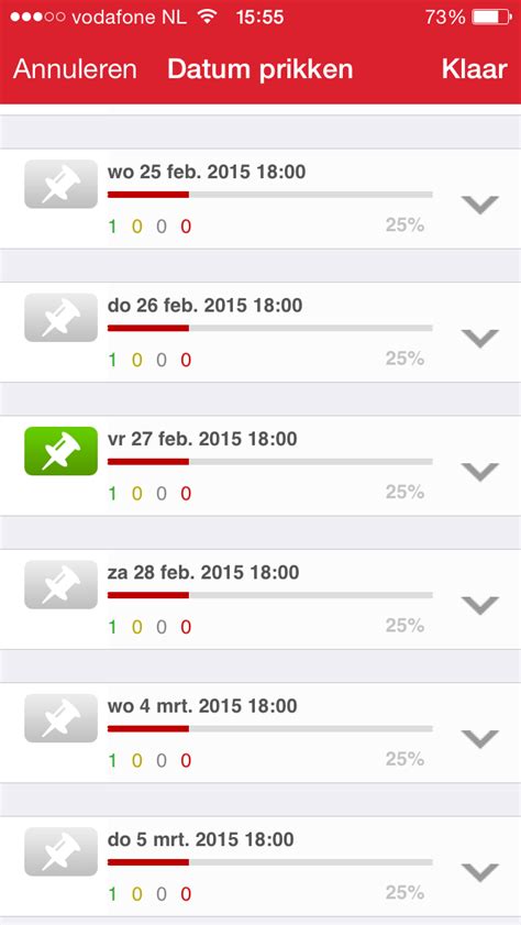 inloggen datumprikker|Afspraak aanmaken